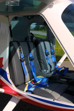 3 Xtreme well padded seats and seat belts and should harness.