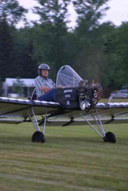 Gene Smith piloting the Backyard Flyer UL version.