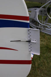 Electric rudder trim.