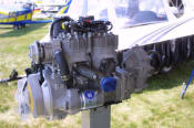 Hirth liquid cooled twin and three cylinder aircraft engines 