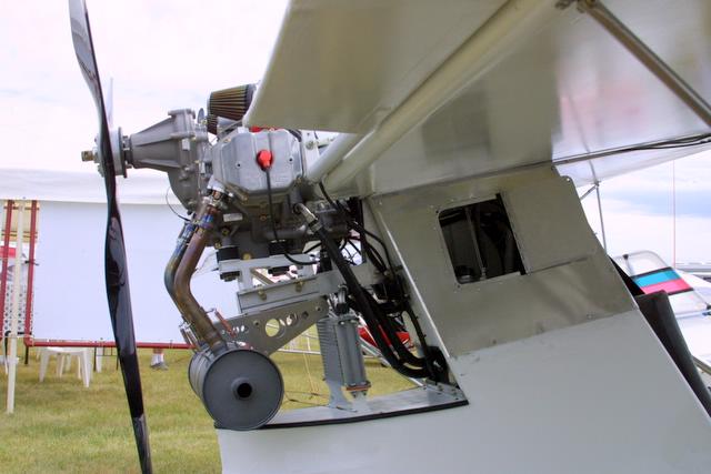 HKS 4 stroke engine mount for the Challenger Light Sport Aircraft