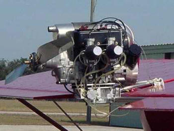 Rotax 503 engine installation on the Excalibur.