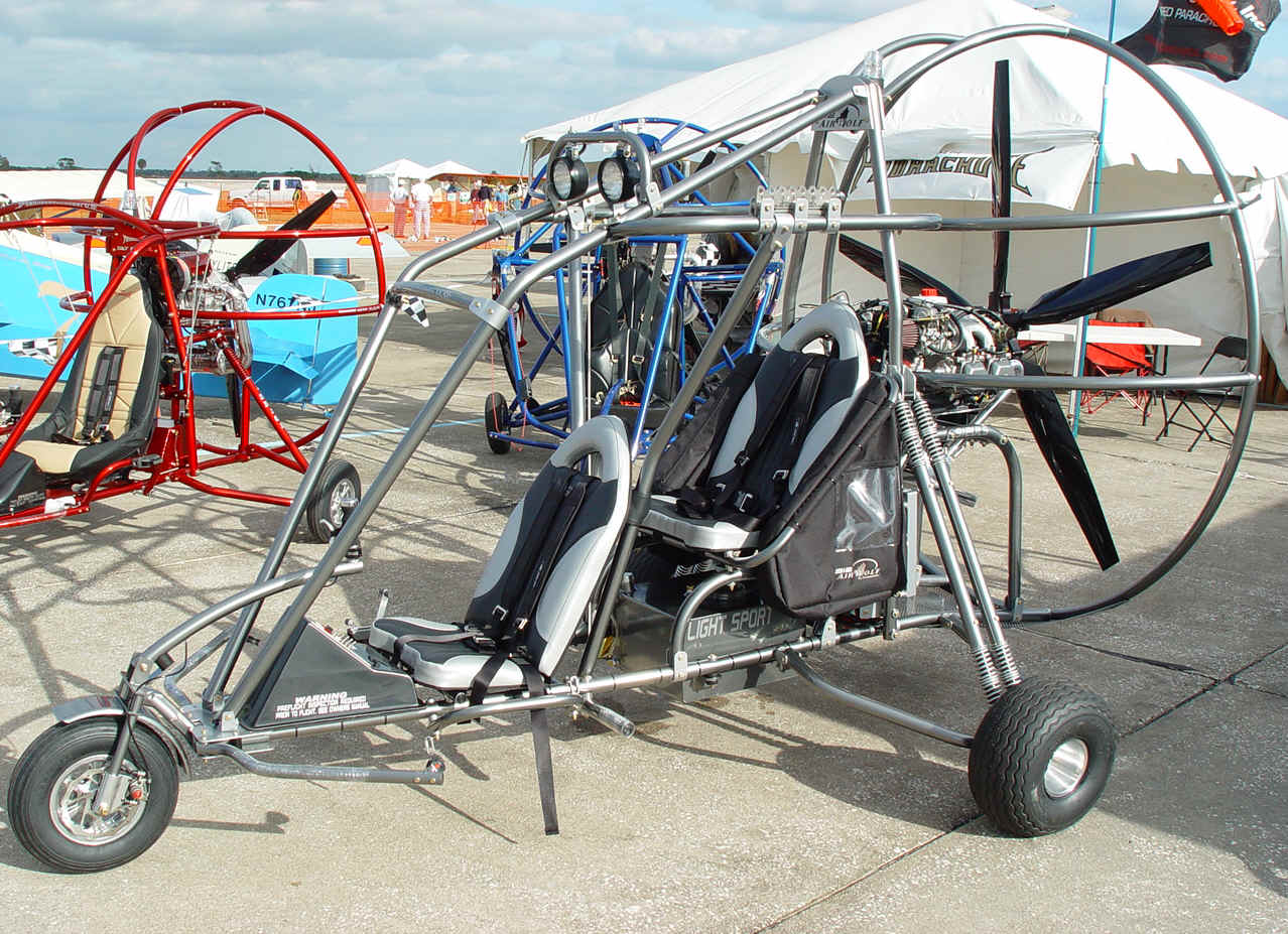 Powrachute AirWolf 912ULS light sport aircraft powered parachute