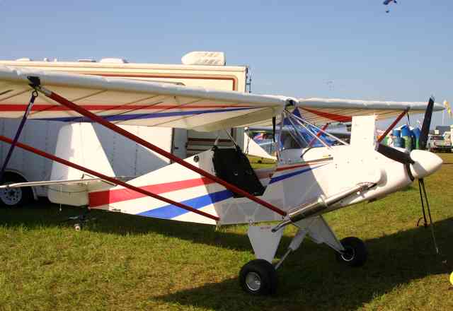 Aerolites Sport Bearcat single place light sport eligible aircraft.
