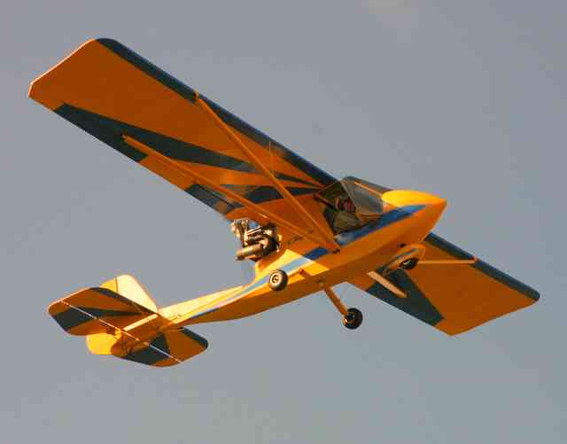Quad City Challenger single place light sport eligible aircraft.