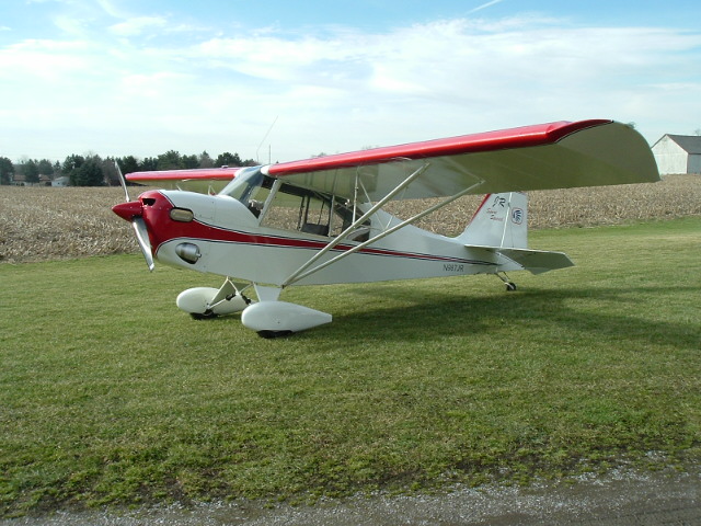 Carlson Aircraft Sparrow Sport Special single place light sport eligible aircraft.
