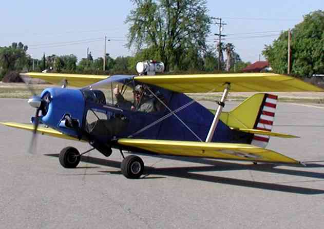 Thunderbird Aviation SNS8 Hiperlight single place biplane light sport eligible aircraft.