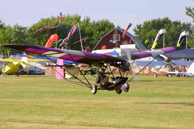 Weedhopper 40 single place light sport eligible aircraft.