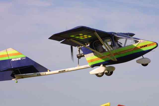 CGS Hawk Classic two seat light sport eligible aircraft.