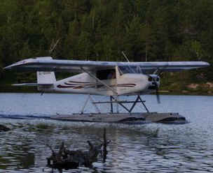 Rocky shoals - no problem for Full Lotus floats.