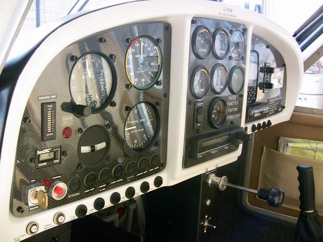 PUMA advanced ultralight, PUMA basic ultralight aircraft, PUMA light sport aircraft cockpit and controls.