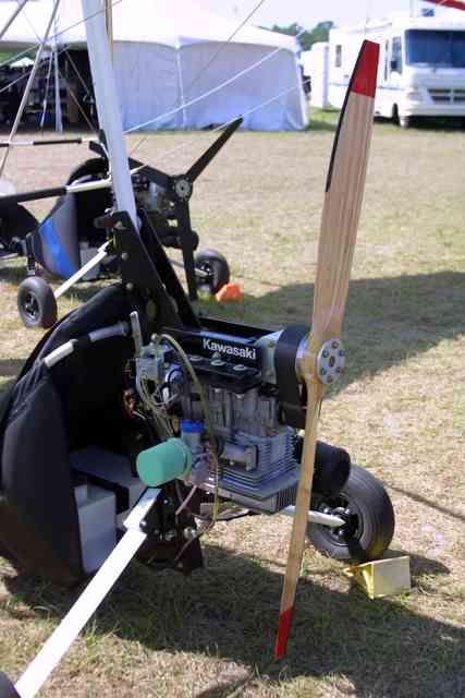 GT Ultralights Skycycle Super with Kawasaki 340 free air engine.