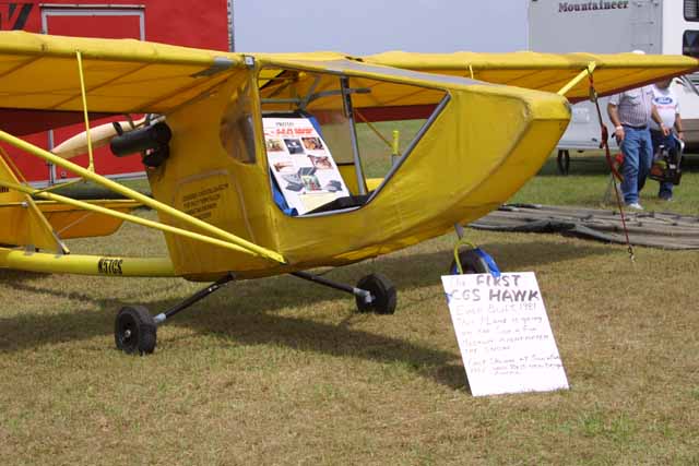 CGS Hawk prototype, CGS Hawk's original single place prototype aircraft retired to the Sun N Fun Air Museum.
